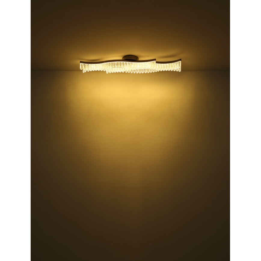 Globo - LED Stropní svítidlo LED/35W/230V 3200K 18x108 cm zlatá