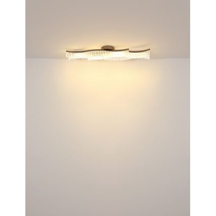 Globo - LED Stropní svítidlo LED/35W/230V 3200K 18x108 cm zlatá