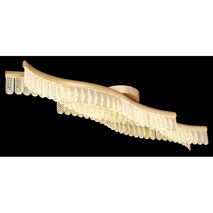 Globo - LED Stropní svítidlo LED/35W/230V 3200K 18x108 cm zlatá