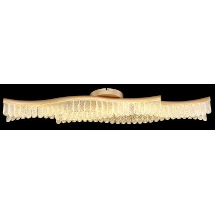 Globo - LED Stropní svítidlo LED/35W/230V 3200K 18x108 cm zlatá