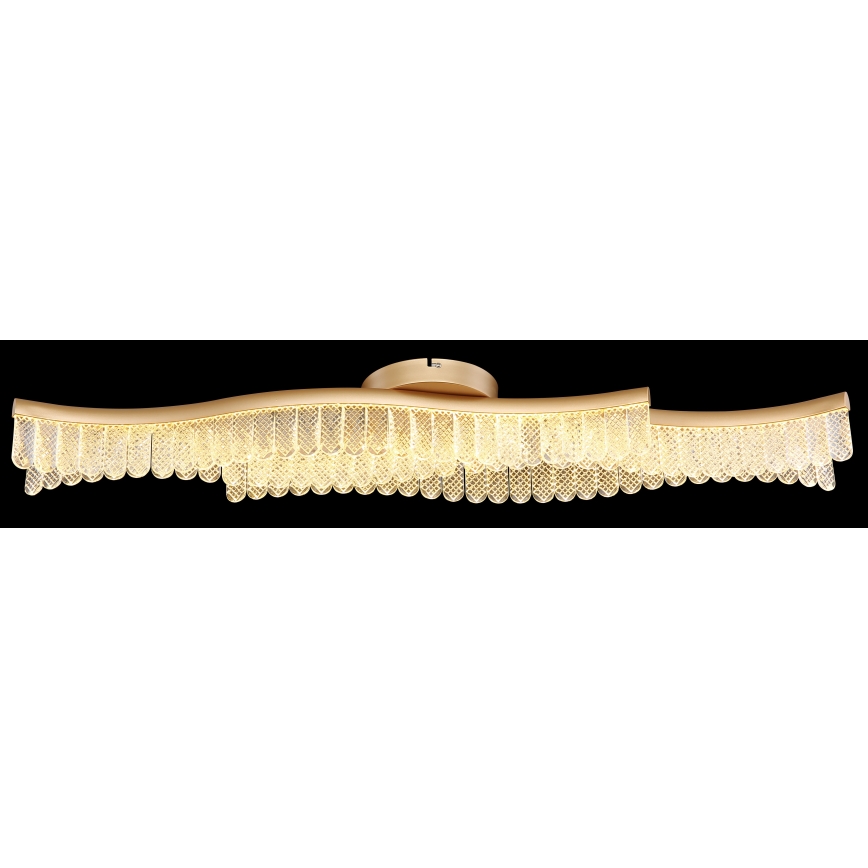 Globo - LED Stropní svítidlo LED/35W/230V 3200K 18x108 cm zlatá