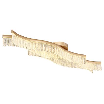 Globo - LED Stropní svítidlo LED/35W/230V 3200K 18x108 cm zlatá