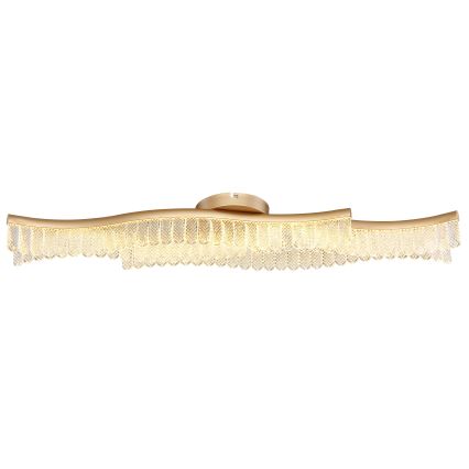 Globo - LED Stropní svítidlo LED/35W/230V 3200K 18x108 cm zlatá