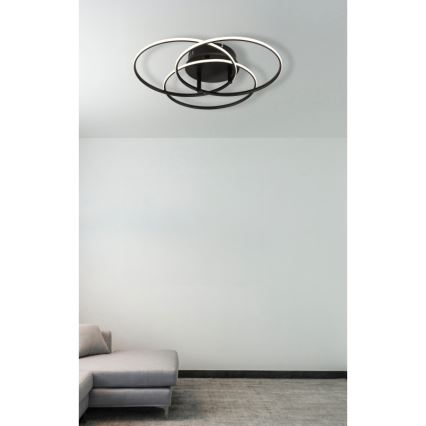 Globo - LED Stropní svítidlo LED/40W/230V 4000K pr. 45,6 cm černá