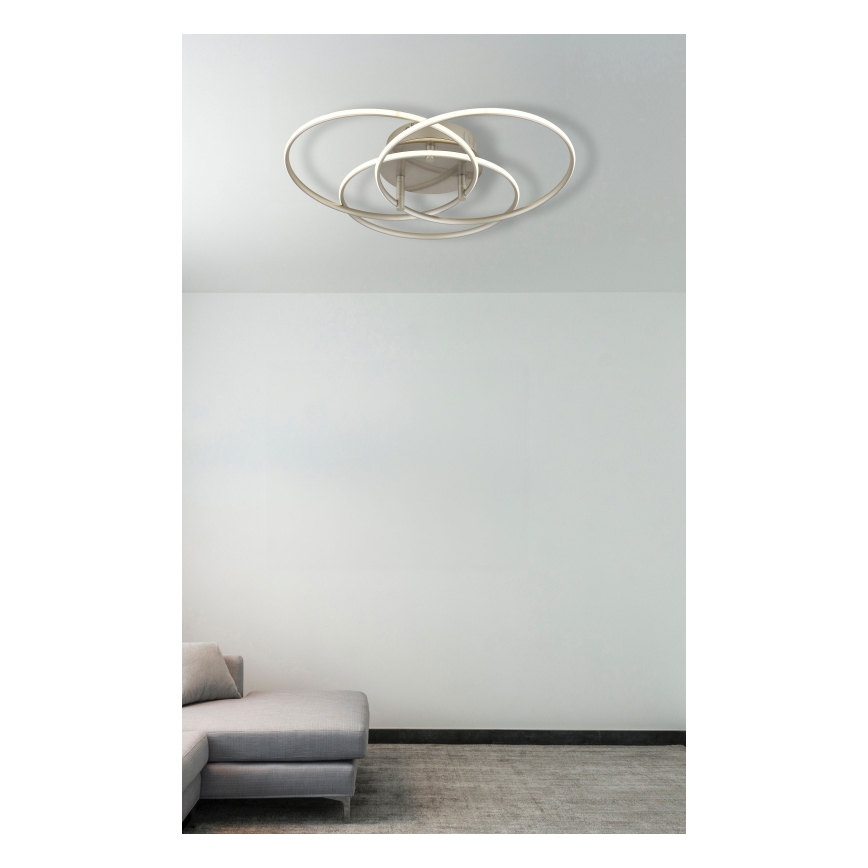 Globo - LED Stropní svítidlo LED/40W/230V 4000K pr. 45,6 cm matný chrom
