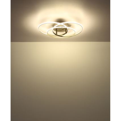 Globo - LED Stropní svítidlo LED/40W/230V 4000K pr. 45,6 cm matný chrom