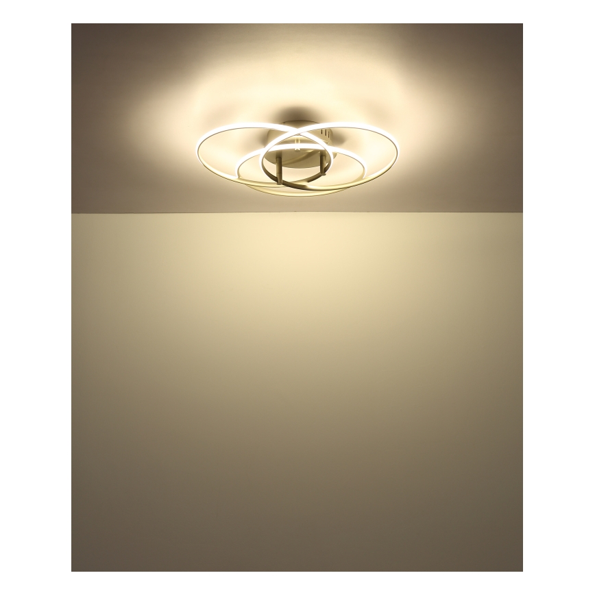 Globo - LED Stropní svítidlo LED/40W/230V 4000K pr. 45,6 cm matný chrom