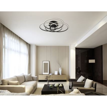 Globo - LED Stropní svítidlo LED/55W/230V 4000K pr. 51,5 cm černá