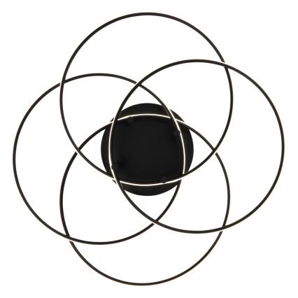 Globo - LED Stropní svítidlo LED/55W/230V 4000K pr. 51,5 cm černá