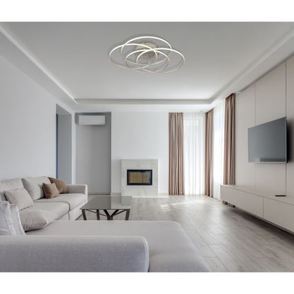 Globo - LED Stropní svítidlo LED/55W/230V 4000K pr. 51,5 cm matný chrom