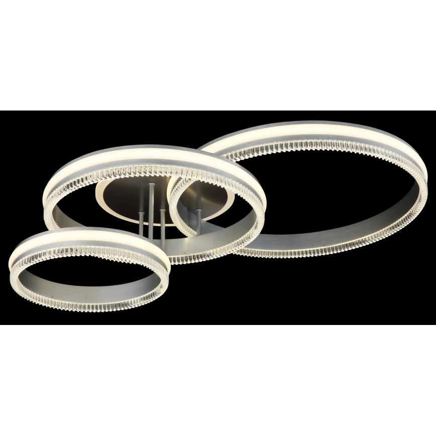 Globo - LED Stmívatelné stropní svítidlo LED/72W/230V 2700-6000K stříbrná + dálkové ovládání