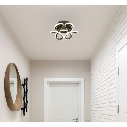 Globo - LED Stropní svítidlo LED/24W/230V 2700/4000/6000K pr. 26 cm černá