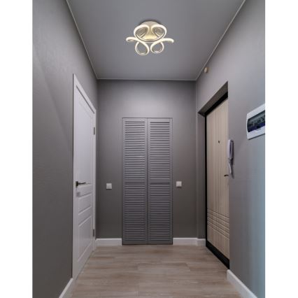 Globo - LED Stropní svítidlo LED/24W/230V 2700/4000/6000K pr. 26 cm matný chrom