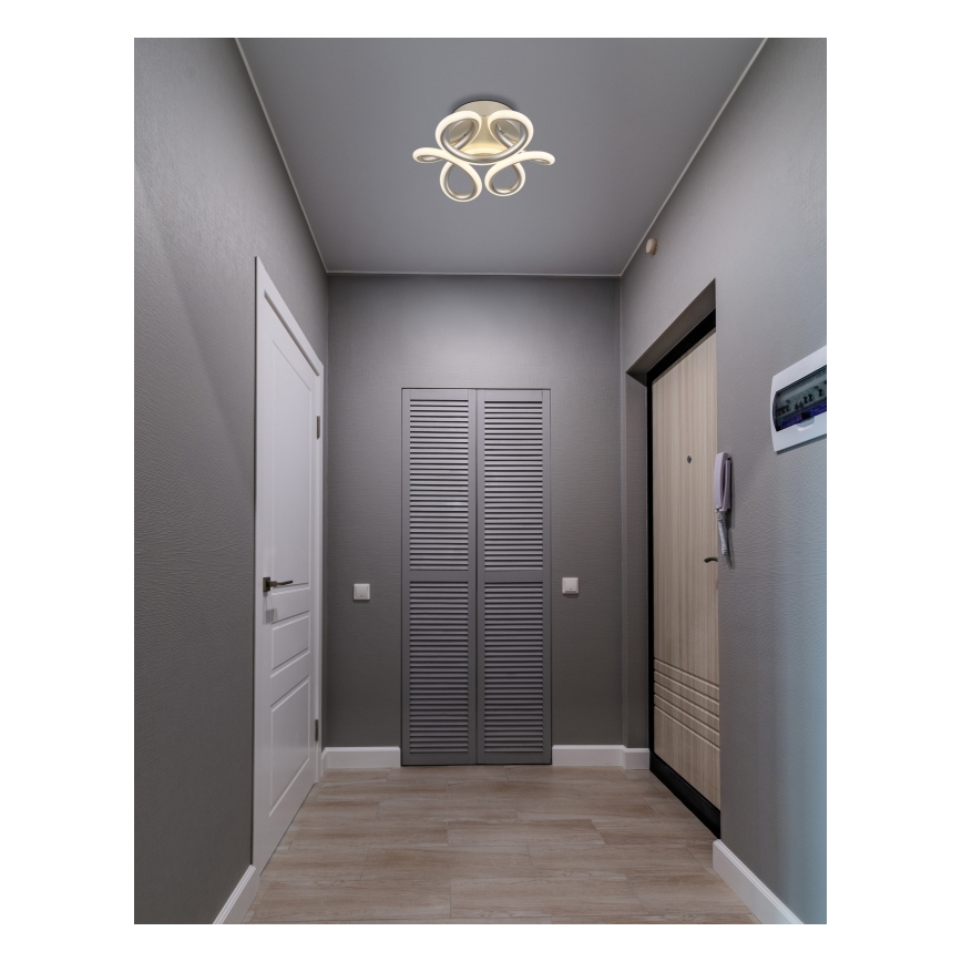 Globo - LED Stropní svítidlo LED/24W/230V 2700/4000/6000K pr. 26 cm matný chrom