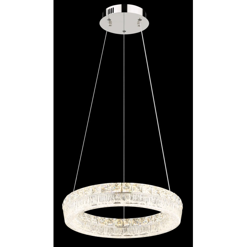 Globo - LED Stmívatelný lustr na lanku LED/24W/230V 2700-6000K čirá + dálkové ovládání