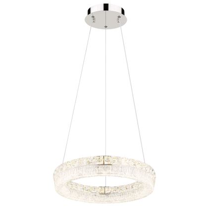 Globo - LED Stmívatelný lustr na lanku LED/24W/230V 2700-6000K čirá + dálkové ovládání