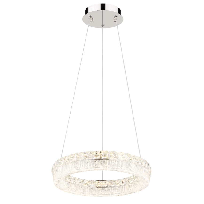 Globo - LED Stmívatelný lustr na lanku LED/24W/230V 2700-6000K čirá + dálkové ovládání