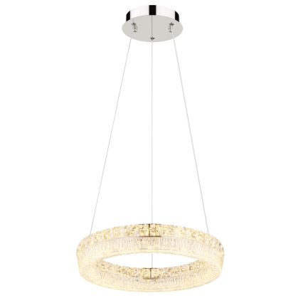Globo - LED Stmívatelný lustr na lanku LED/24W/230V 2700-6000K čirá + dálkové ovládání