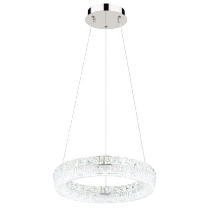 Globo - LED Stmívatelný lustr na lanku LED/24W/230V 2700-6000K čirá + dálkové ovládání