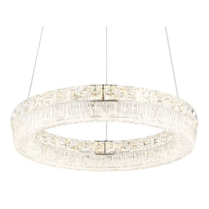 Globo - LED Stmívatelný lustr na lanku LED/24W/230V 2700-6000K čirá + dálkové ovládání