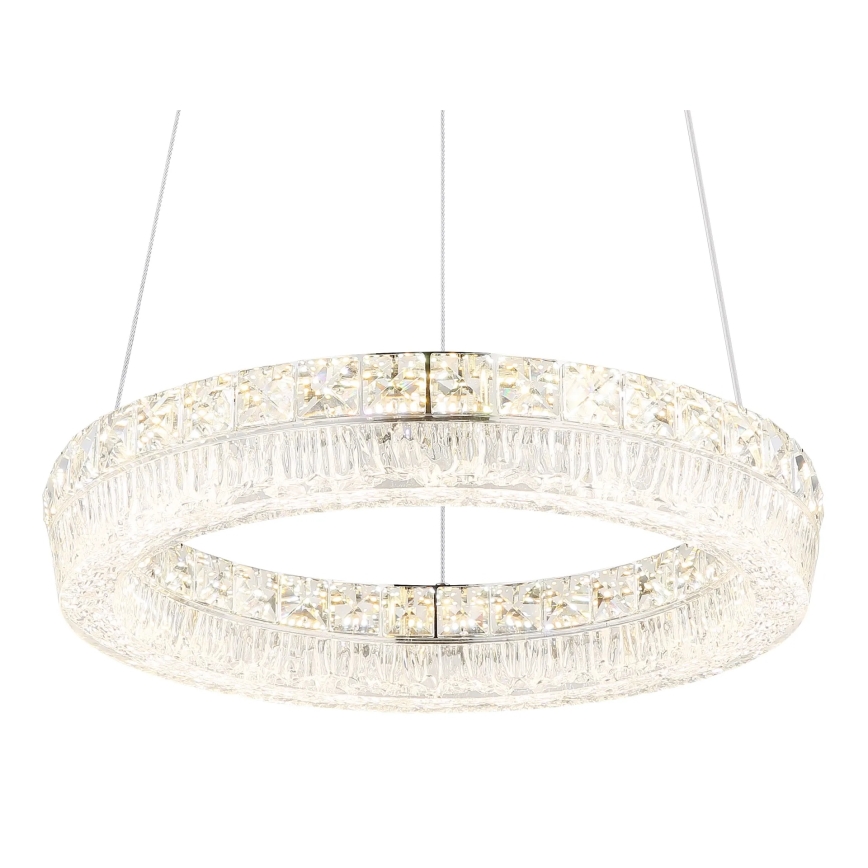 Globo - LED Stmívatelný lustr na lanku LED/24W/230V 2700-6000K čirá + dálkové ovládání