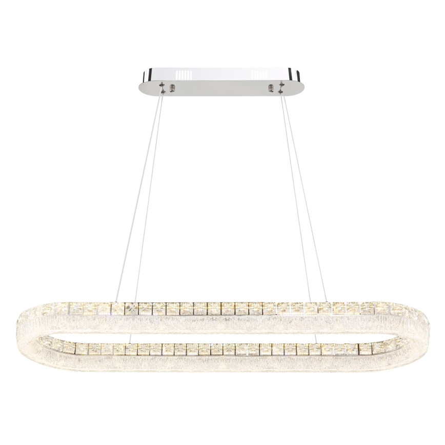 Globo - LED Stmívatelný lustr na lanku LED/40W/230V 2700-6000K čirá + dálkové ovládání