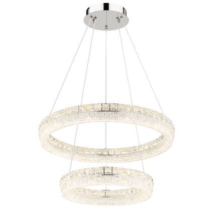 Globo - LED Stmívatelný lustr na lanku LED/60W/230V 2700-6000K čirá + dálkové ovládání