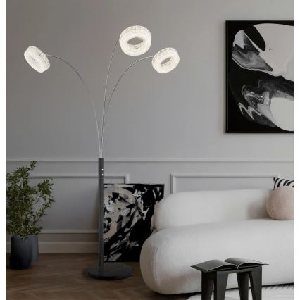 Globo - LED Stmívatelná stojací lampa LED/35W/230V 3000/4000/6000K