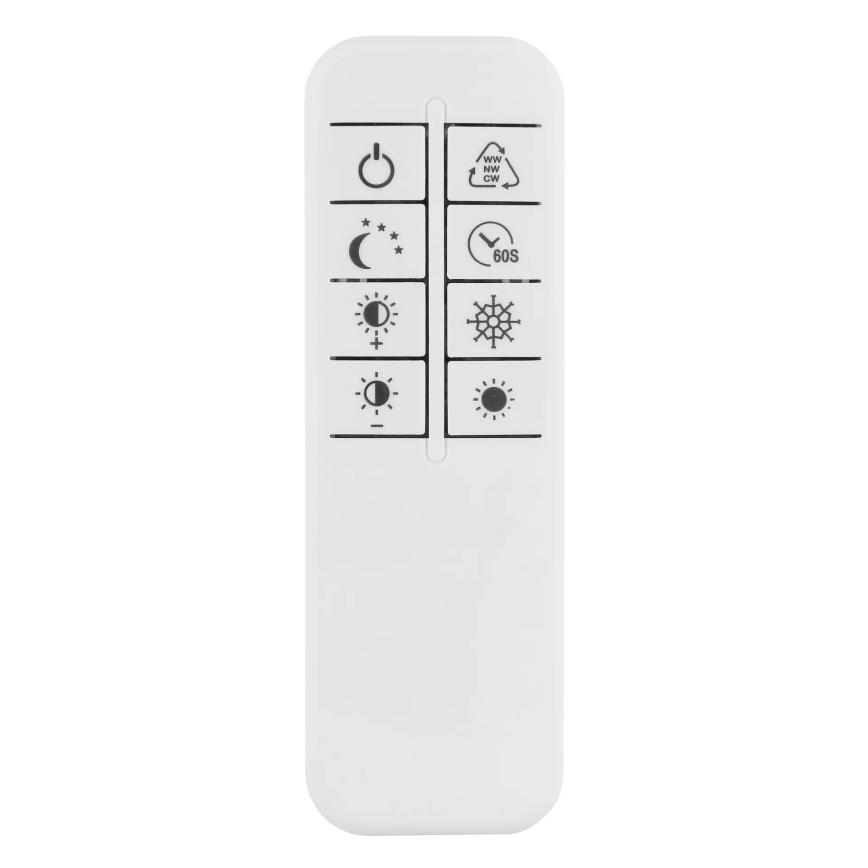 Globo - LED Stmívatelné stropní svítidlo LED/60W/230V 2700-6500K 80,8x99,2 cm stříbrná + dálkové ovládání
