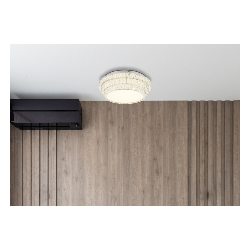 Globo - LED Stmívatelné stropní svítidlo LED/48W/230V 2700-6000K pr. 50 cm bílá + dálkové ovládání