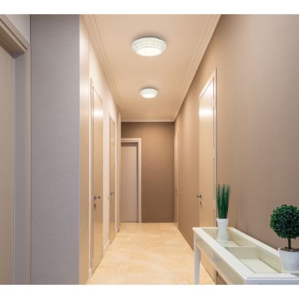 Globo - LED Stmívatelné stropní svítidlo LED/58W/230V 2700-6000K pr. 60 cm bílá + dálkové ovládání