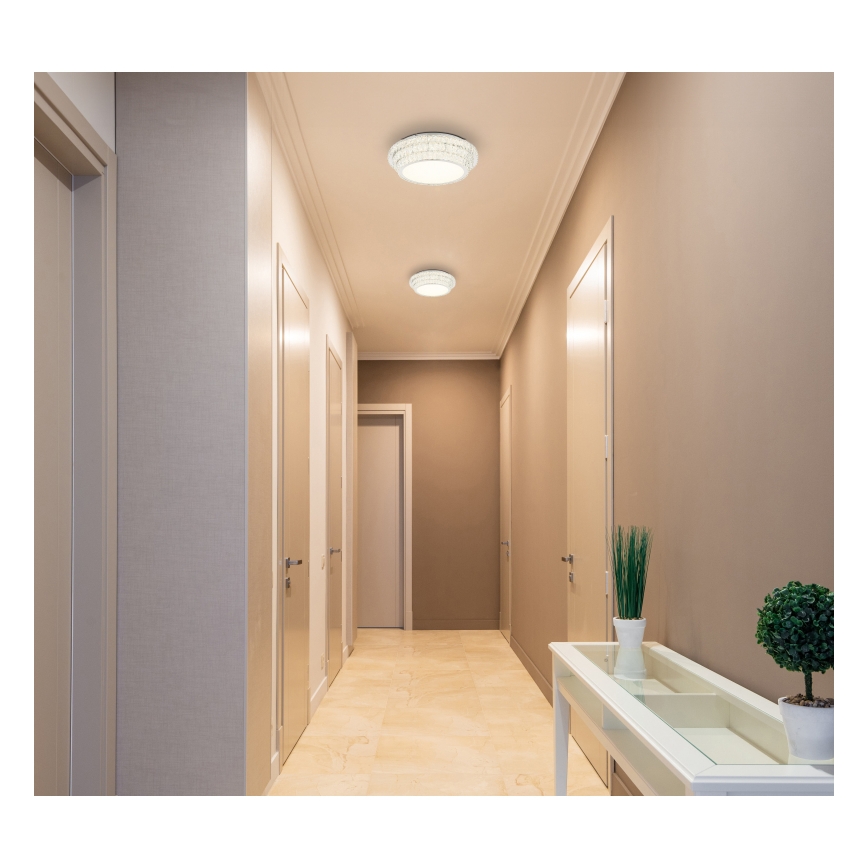 Globo - LED Stmívatelné stropní svítidlo LED/58W/230V 2700-6000K pr. 60 cm bílá + dálkové ovládání