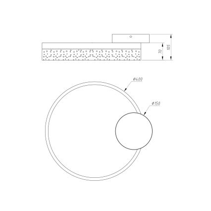 Globo - LED Stropní svítidlo LED/24W/230V