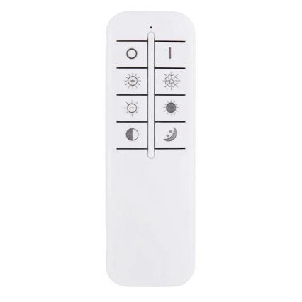 Globo - LED Stmívatelné stropní svítidlo LED/24W/230V 2700-6500K 45x56 cm stříbrná + dálkové ovládání