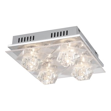 GLOBO 68342-4 - Stropní světlo PATRON 4xG4/20W/12V 12xLED/006W/12V 12xLED/006W