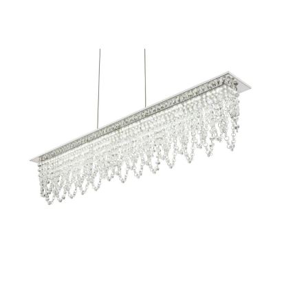 Globo - LED Stmívatelný křišťálový lustr na lanku LED/24W/230V 3000-6000K + dálkové ovládání