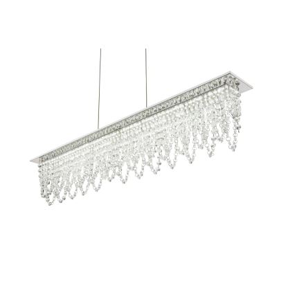 Globo - LED Stmívatelný křišťálový lustr na lanku LED/24W/230V 3000-6000K + dálkové ovládání