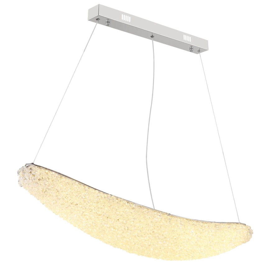 Globo - LED Stmívatelný lustr na lanku LED/40W/230V 2700-6000K lesklý chrom + dálkové ovládání