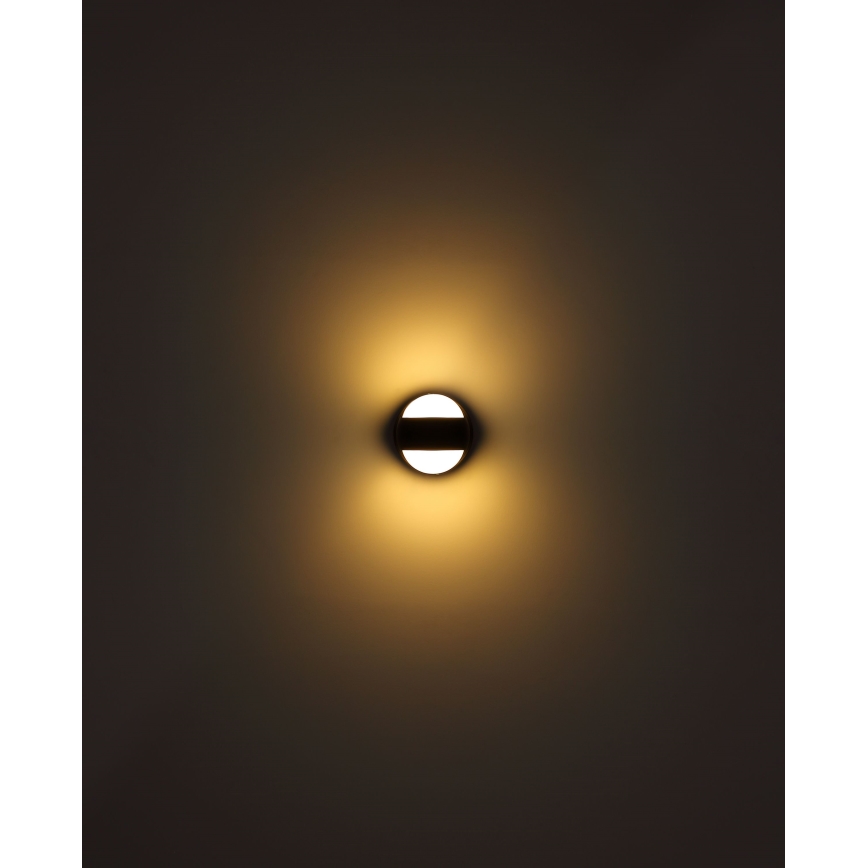 Globo - LED Stmívatelné nabíjecí dotykové nástěnné svítidlo LED/1,4W/5V 1800 mAh černá