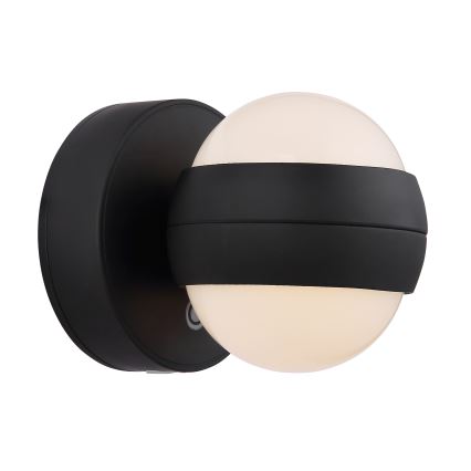 Globo - LED Stmívatelné nabíjecí dotykové nástěnné svítidlo LED/1,4W/5V 1800 mAh černá