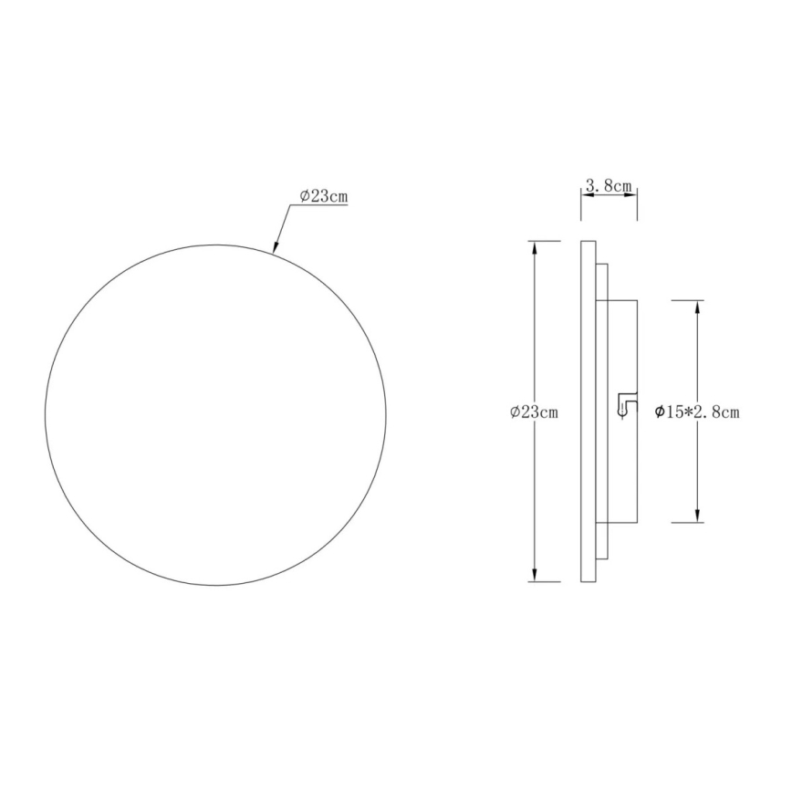 Globo - LED Nástěnné svítidlo LED/12W/230V 3000K