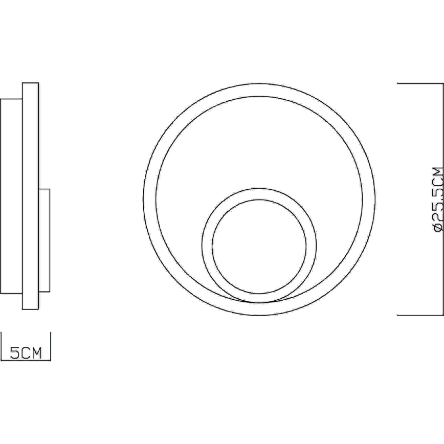 Globo - LED Nástěnné svítidlo LED/16W/230V 3000K