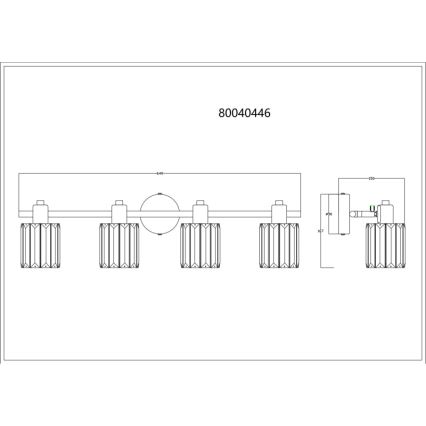 Globo - Bodové svítidlo 3xE14/40W/230V