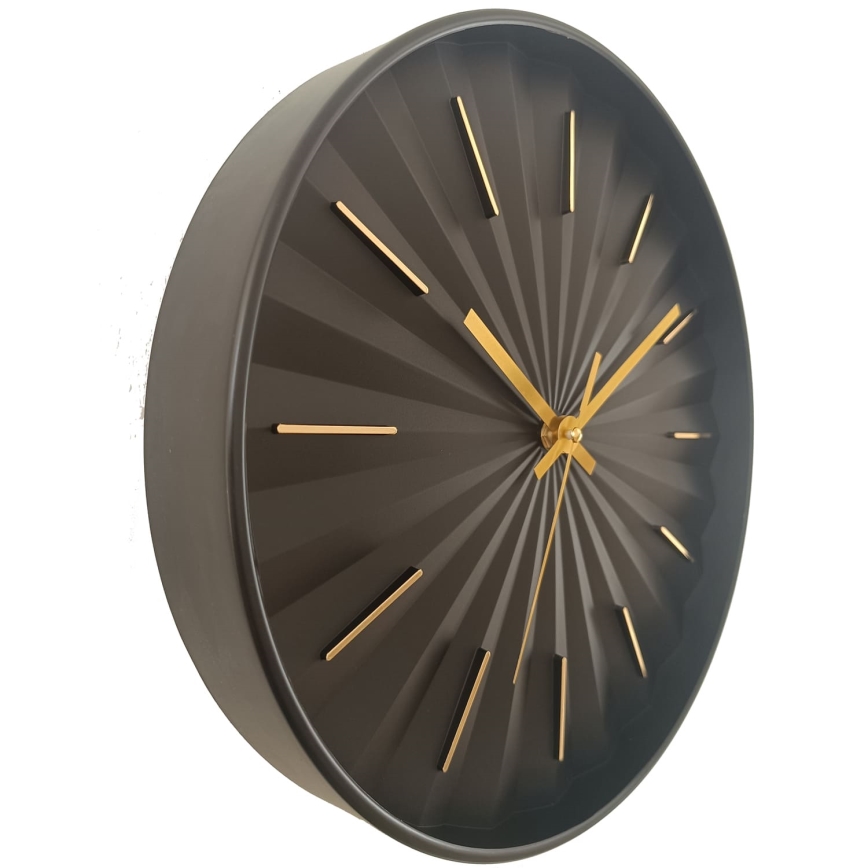 Globo - Nástěnné hodiny pr. 30,5 cm 1xAA černá