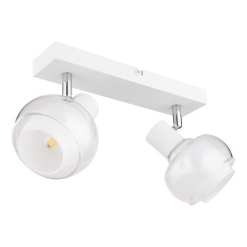 Globo - Bodové svítidlo 2xE14/40W/230V bílá