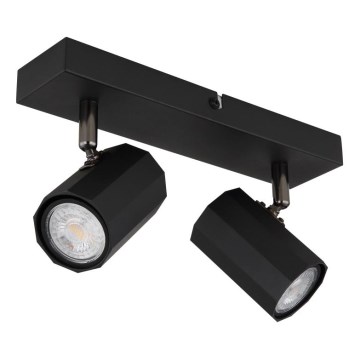 Globo - Bodové svítidlo 2xGU10/25W/230V černá