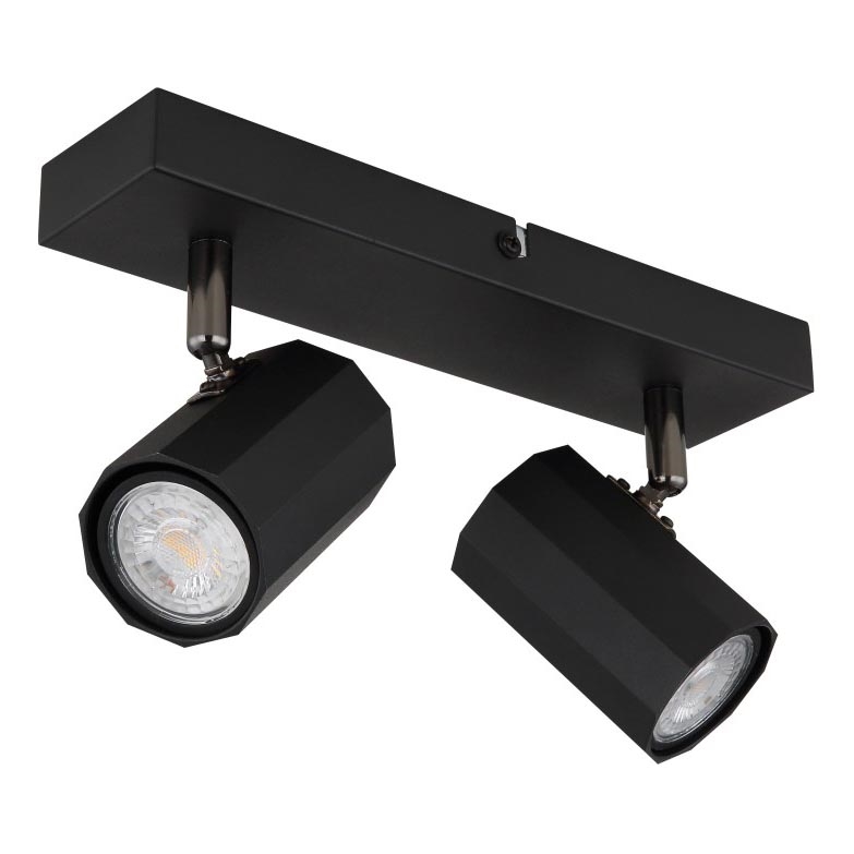 Globo - Bodové svítidlo 2xGU10/25W/230V černá