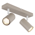 Globo - Bodové svítidlo 2xGU10/35W/230V béžová