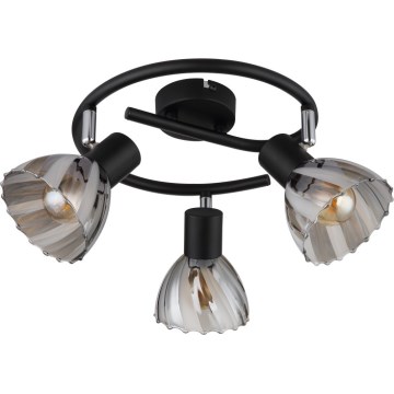 Globo - Bodové svítidlo 3xE14/40W/230V černá