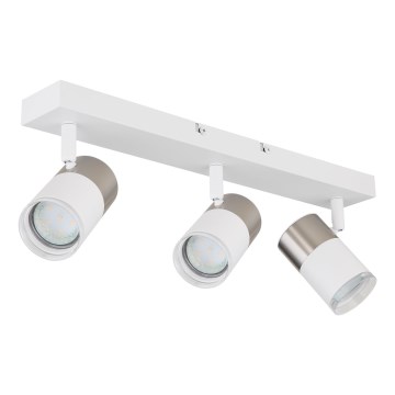 Globo - Bodové svítidlo 3xGU10/25W/230V bílá/matný chrom